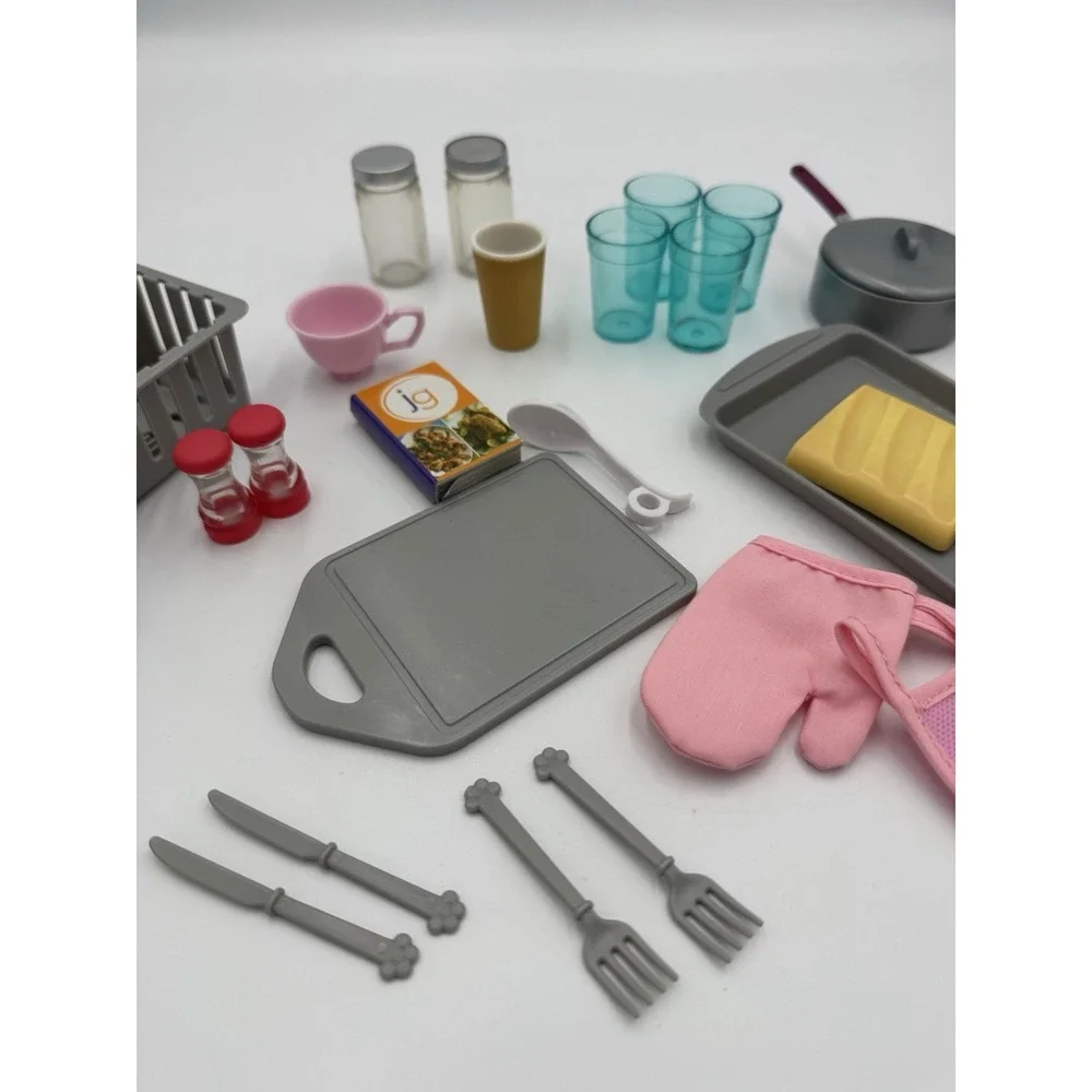 Lot Of Doll Mini Kitchenware And Utensils